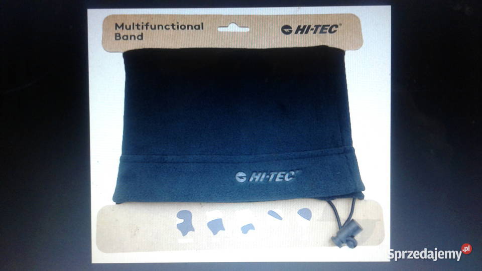 Komin czarny HI TEC polarowy nowy