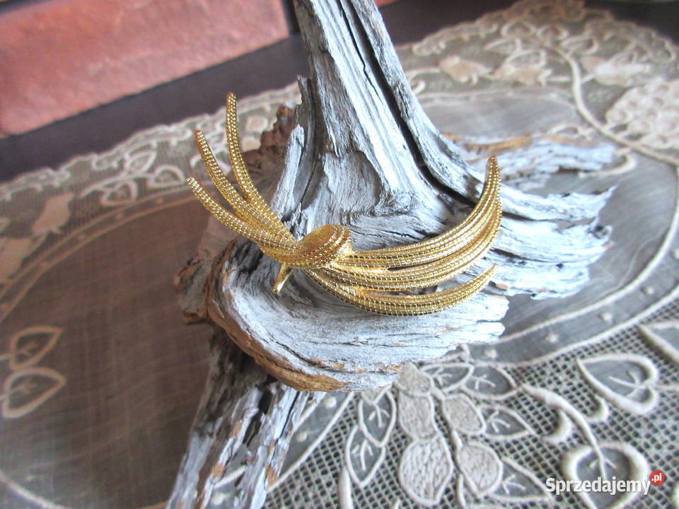 Broszka vintage Monet lata 80 podkarpackie