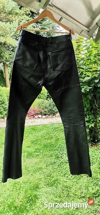 Ubranie motocyklowe skórzane spodnie i kórtka Guzówka