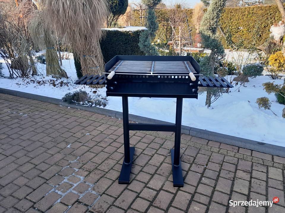 Solidny grill ogrodowy blacha 4 mm jedyny taki Damasławek