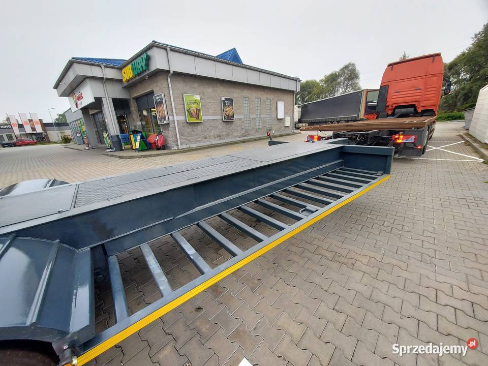 przyczepa do przewozu maszyn leśnych forwarder wielkopolskie Stęszew