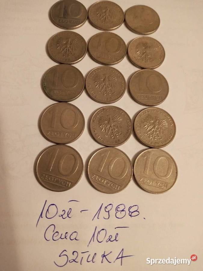 Monety PRL 10 Antyki, Sztuka, Kolekcje Szczecinek