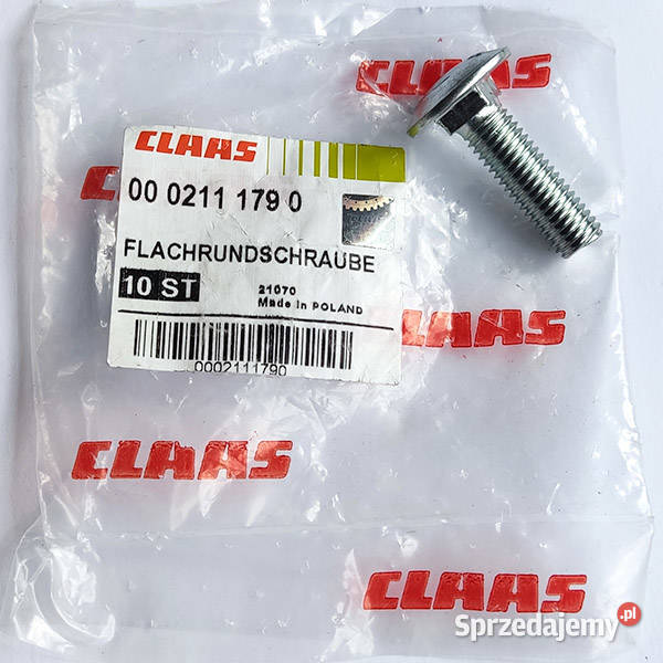 0002111790 Śruba M10x35 DIN603 półz łbem