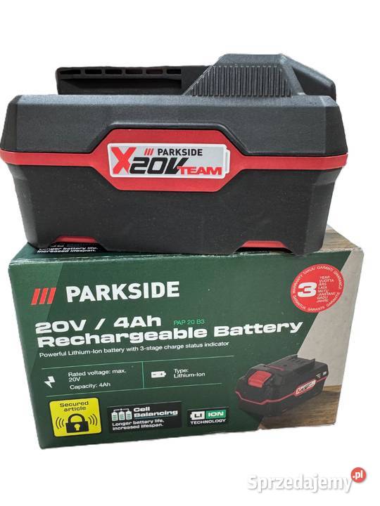 Akumulator litowojonowy PARKSIDE 20 V PAP 20 B3 warmińsko-mazurskie Elbląg