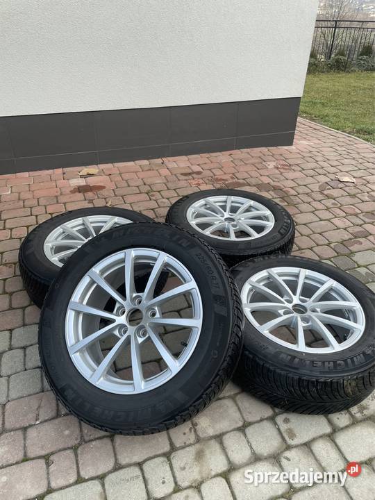 felgi aluminiowe 5x112 r17 225 60 z oponami Samochodowe Marcinkowice sprzedam
