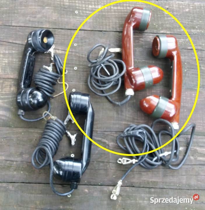 Wojskowy telefon bezbateryjny armii francuskiej małopolskie Tarnów