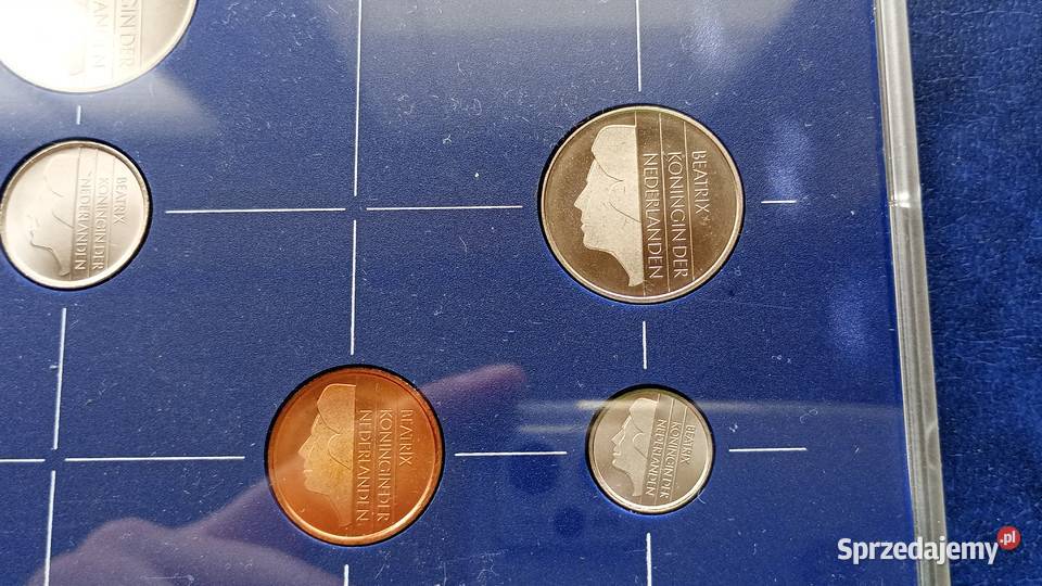 Stare monety 1982 set menniczy 5 monet i żeton Lesko