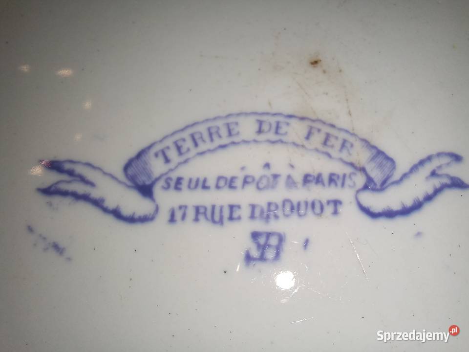 Porcelana zabytek talerz przynajmniej 150 letni mazowieckie Piastów sprzedam