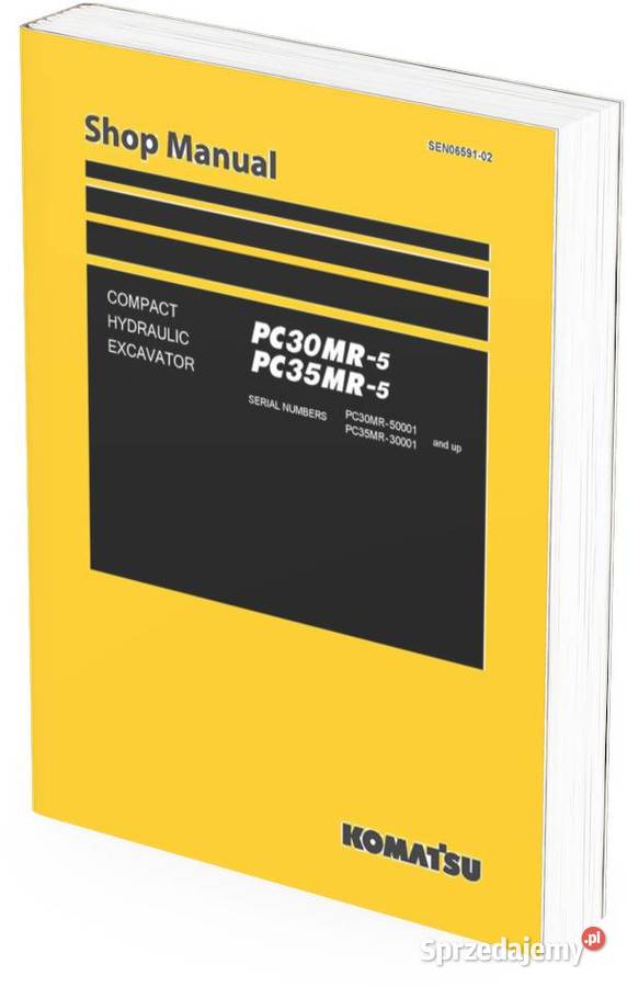 KOMATSU PW118 PW Instrukcja obsługi DTR katalog Szamotuły