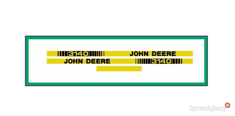 Naklejki na maskę Traktor Ciagnik John Deere śląskie Rybnik