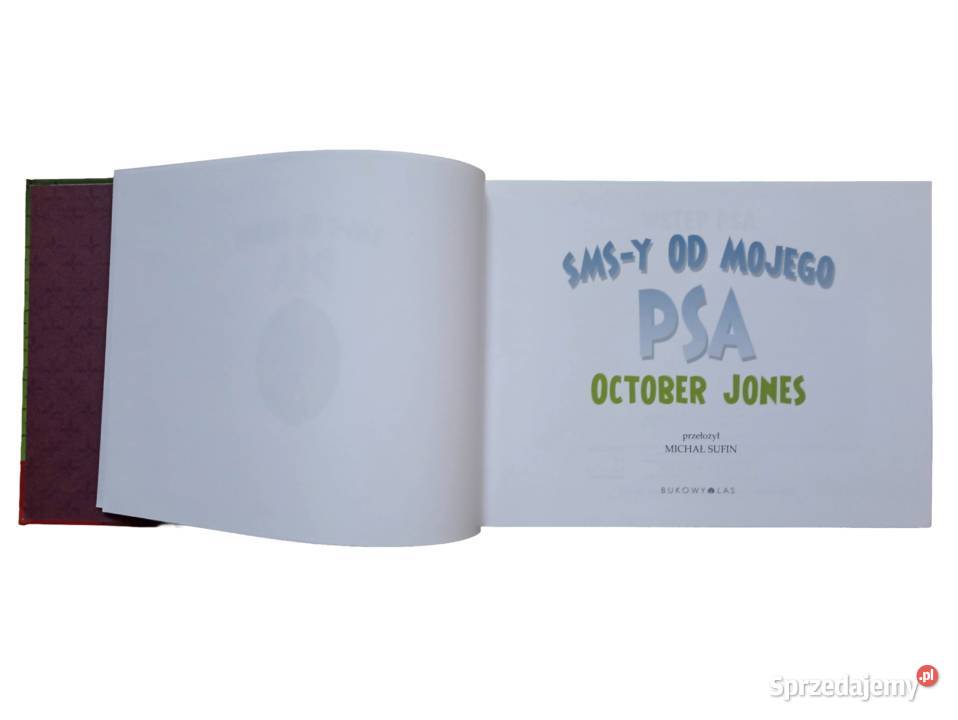 October Jones SMSy mojego psa wyd Bukowy Las twarda Kraków