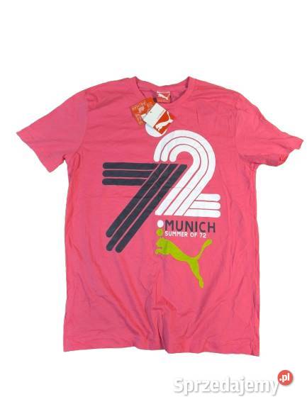 Nowa vintage retro koszulka tshirt unisex Puma Inny wzór Gródek
