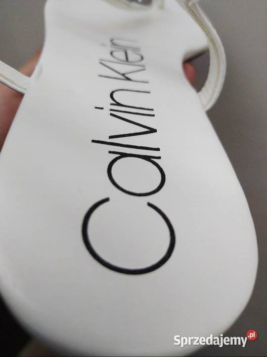 Sandały 39 Calvin Klein Silva szary/srebrny Kraków