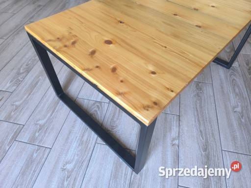 Stolik kawowy loft deska i stal Kraków sprzedam
