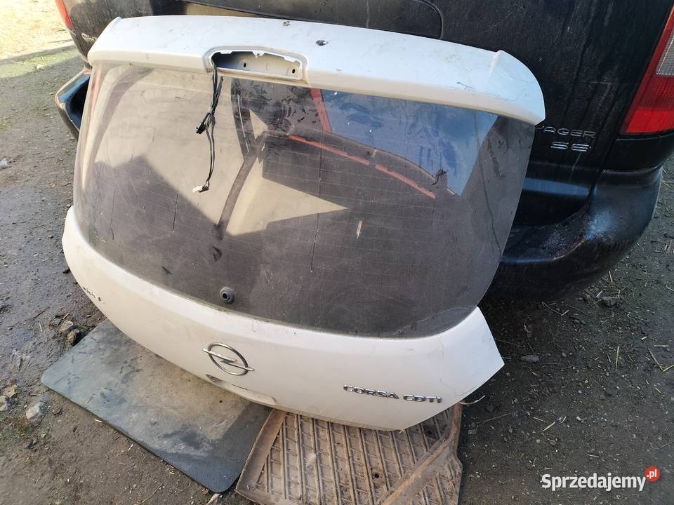OPEL CORSA D KLAPA BAGAŻNIKA TYŁ TYLNA SZYBA Kamień-Kolonia