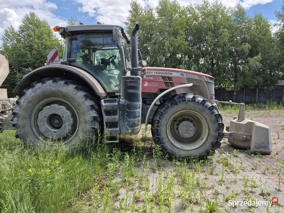 DWA CIĄGNIKI MASSEY FERGUSSON MF8737 świętokrzyskie Kielce
