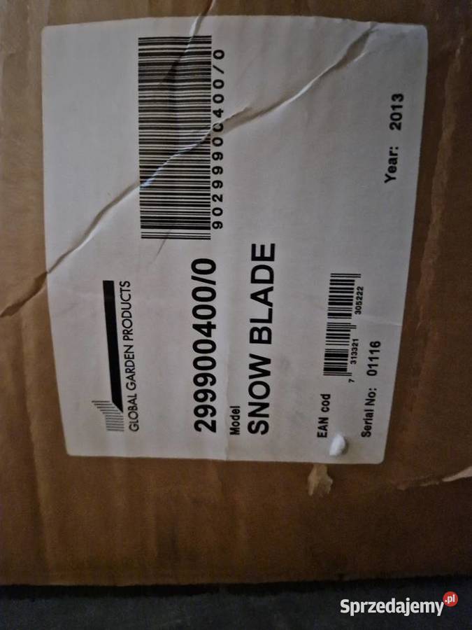 Pług do śniegu STIGA ESTATE mazowieckie Warszawa