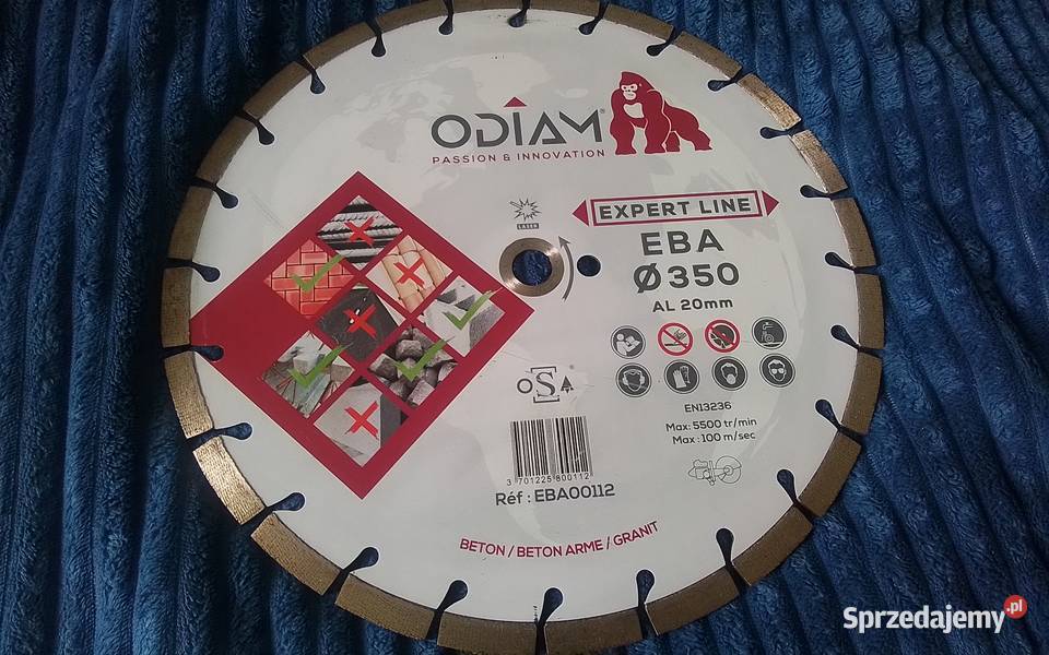 ODIAMprofesjonalna tarcza diamentowa 350mm Siemiatycze sprzedam