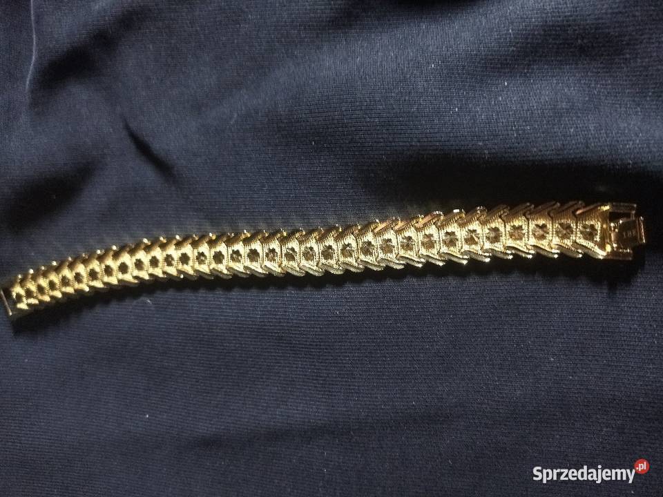 Bransoletka męska złota Nowa