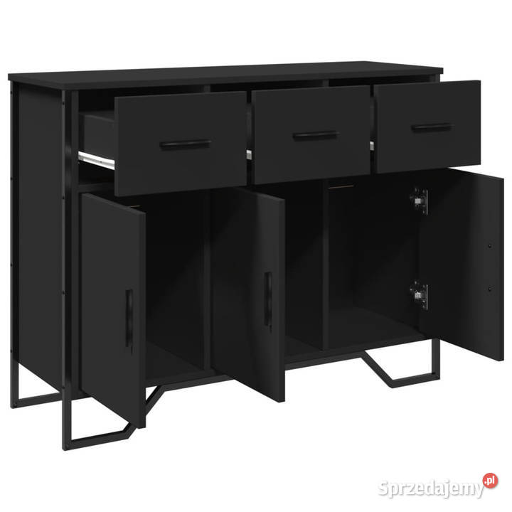 Szafka czarna 97x325x745 materiał drewnopochodny Warszawa