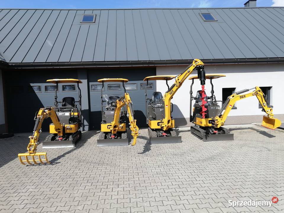 Minikoparka Nex N12 joystick Yanmar 3TNV70 śląskie