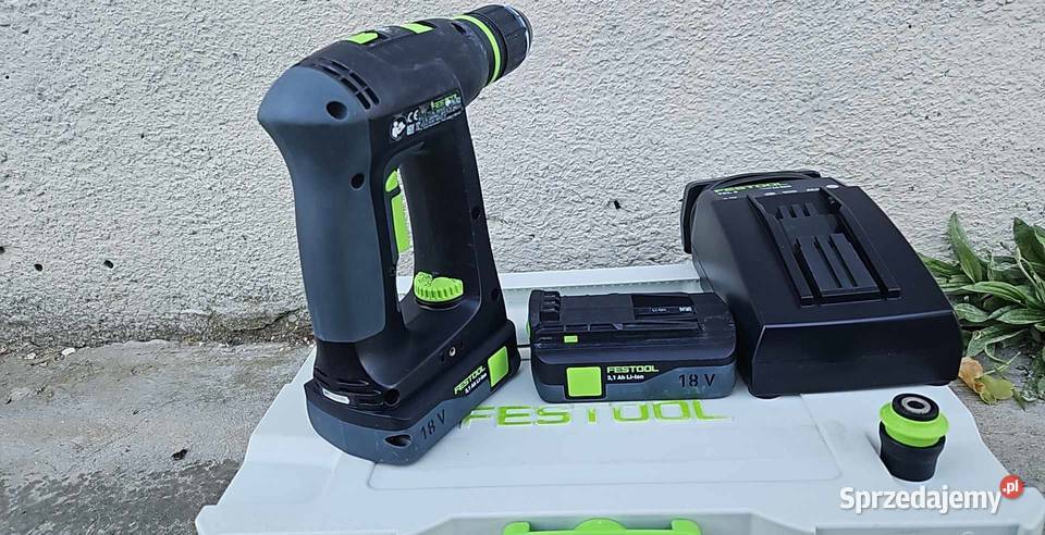 FESTOOL C 18 Li 31Plus wiertarkowkrętarka Wiertarki i wkrętarki Gorzów Wielkopolski