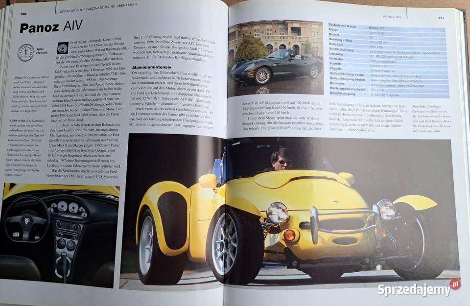 Samochody sportowe album niemiecki 320 stron Brzesko