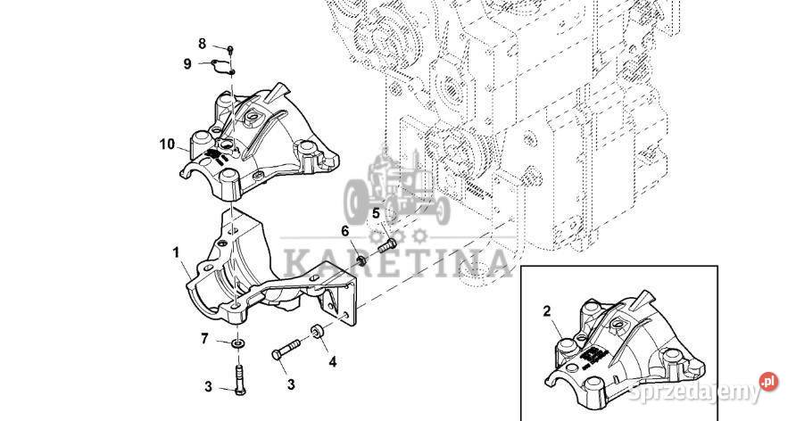 John Deere 9470RX Element ustalający R554735 Jastrzębniki