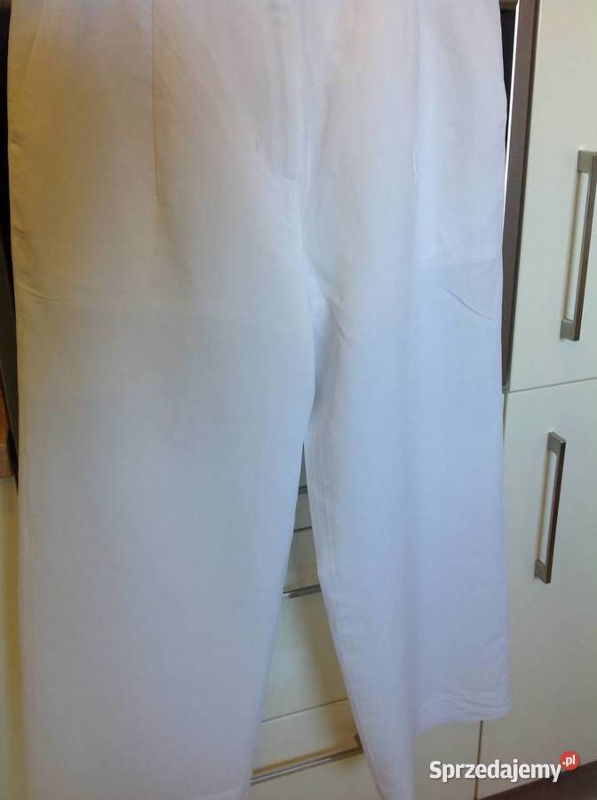 Białe Spodnie Damskie MISS SIXTY L szeroka