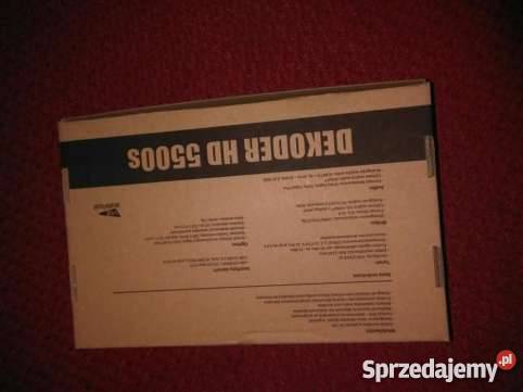 Nowy Dekoder HD 5500s Cyfrowy Polsat Warszawa sprzedam
