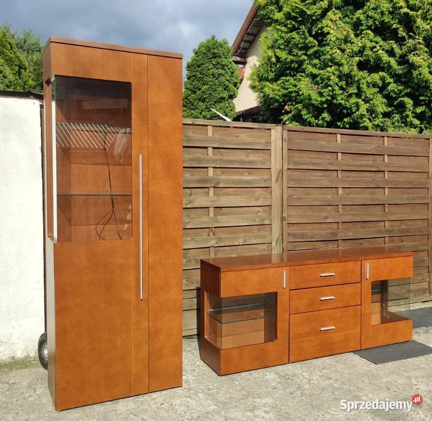 Zestaw Kassel Bydgoskie Meble witryna komoda mazowieckie Warszawa