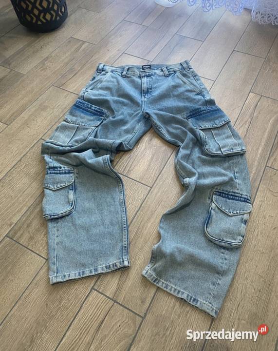 Spodnie cargo Cropp Baggy Nowa Słupia