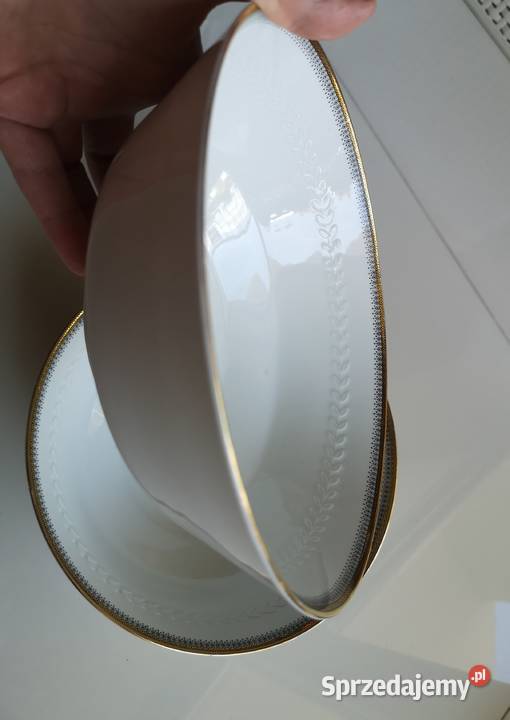 Salaterka misa porcelanowa 2 sztuki vintage kujawsko-pomorskie Toruń