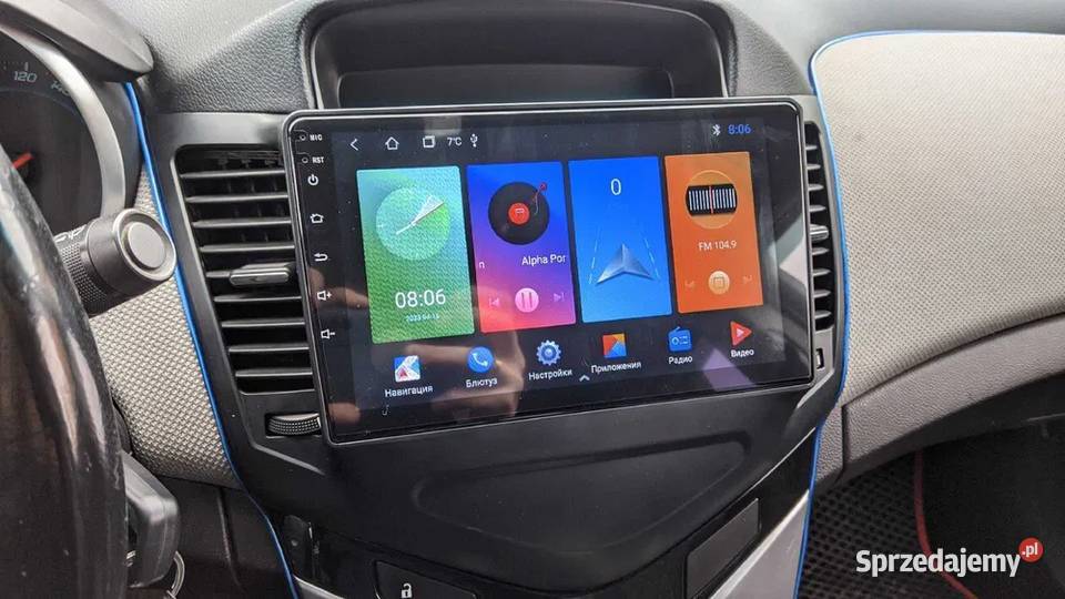 Radio 2din Android 10 Chevrolet Cruze 0914r gps śląskie Ożarowice sprzedam