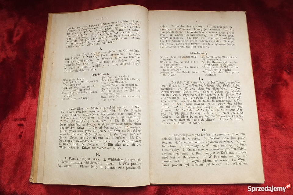 Stara niemiecka książka wydana w 1917 roku