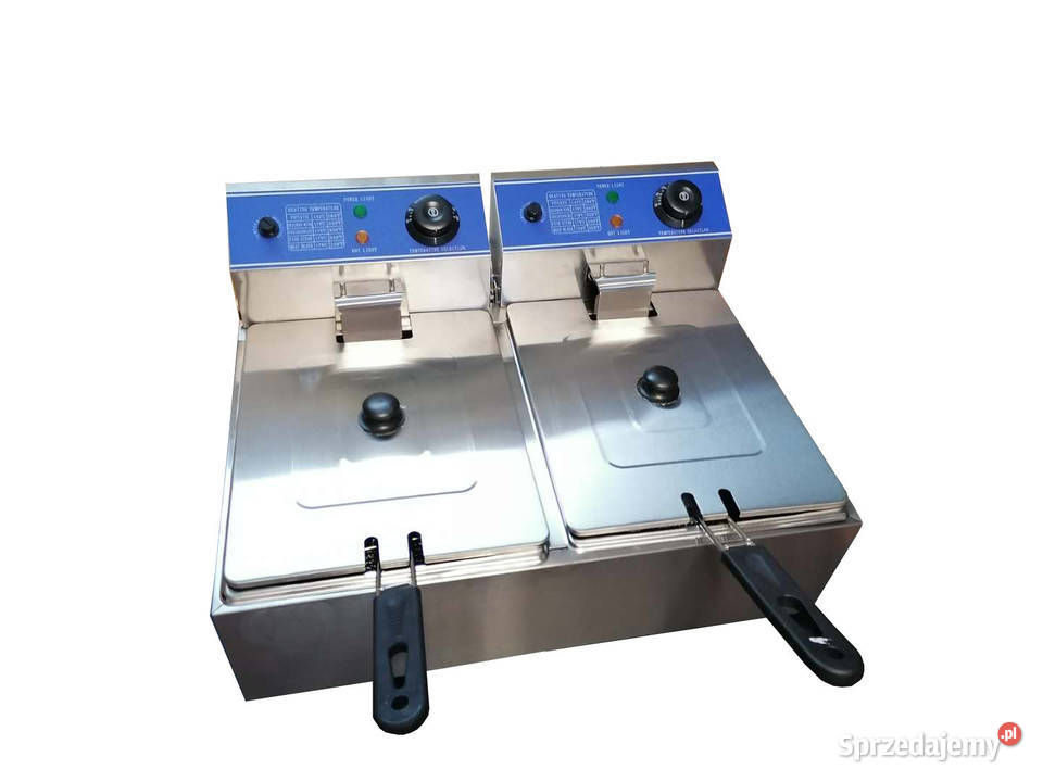 Frytkownica podwójna dwa termostaty 2x6 l oleju Częstochowa