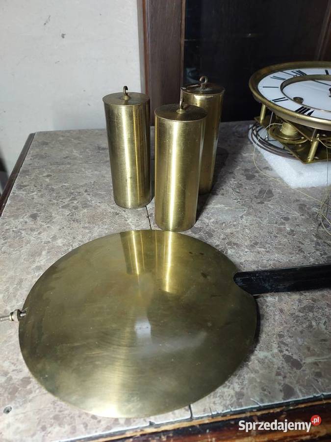 161 Zestaw mechanizm starego zegara kwadransowy Tczew