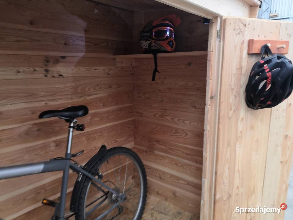 Garaż rowerowy domek ogrodowy schowek