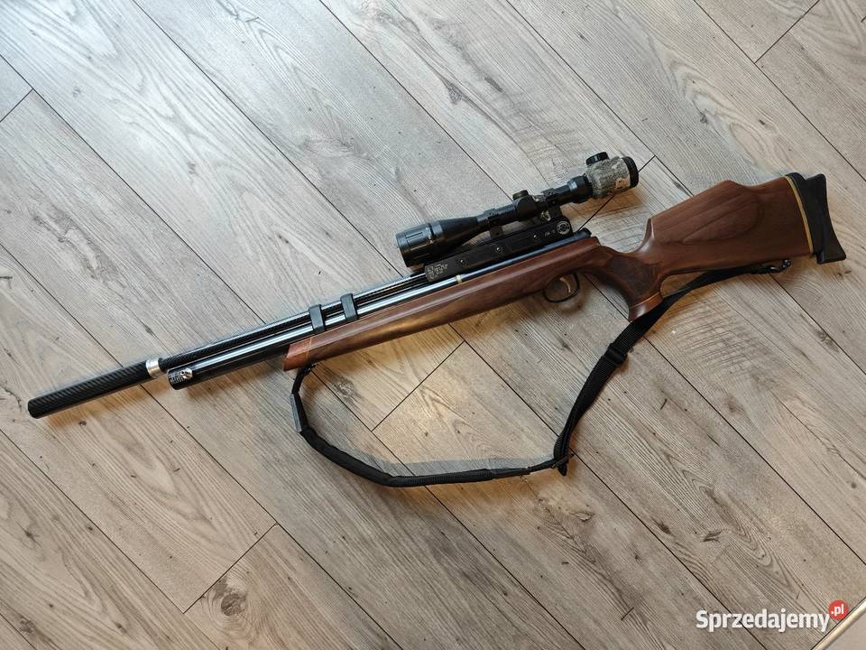 Wiatrówka PCP Hatsan AT44W10 55 mm CUSTOM CARBON Sport i Wypoczynek