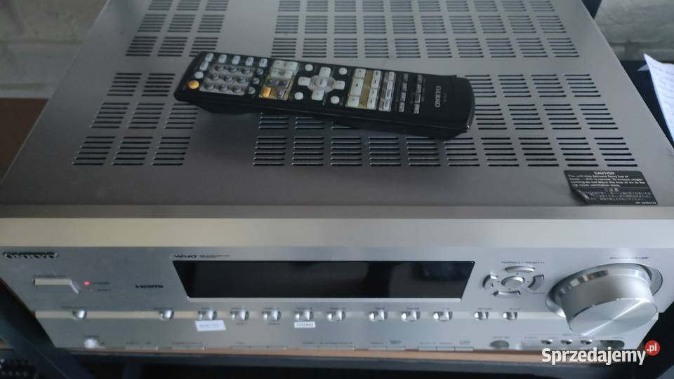 Amplituner Onkyo TXSR504E 71 Oryginalny Pilot Rypin