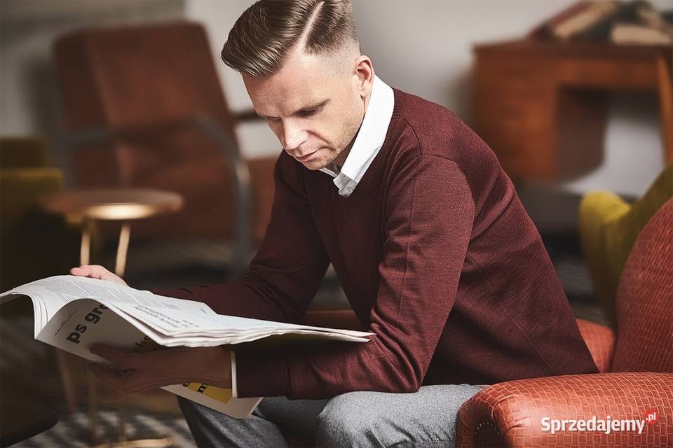 Piękny sweter Zack Roman L Słupca sprzedam