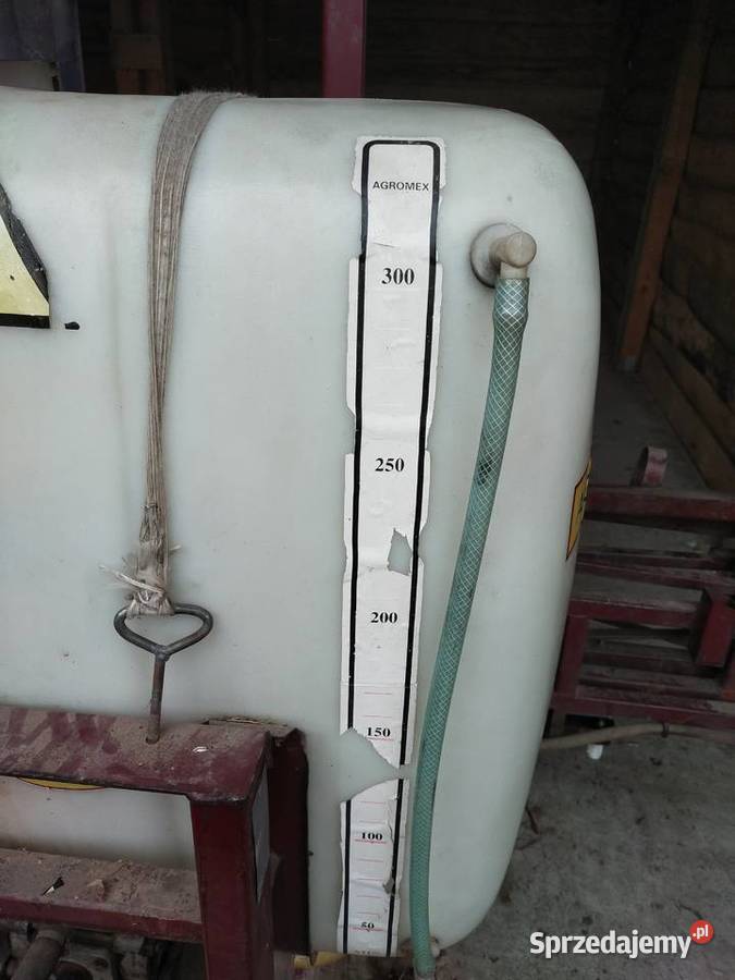 Opryskiwacz agromex 300l 10m nieuszkodzony Bujały-Gniewosze