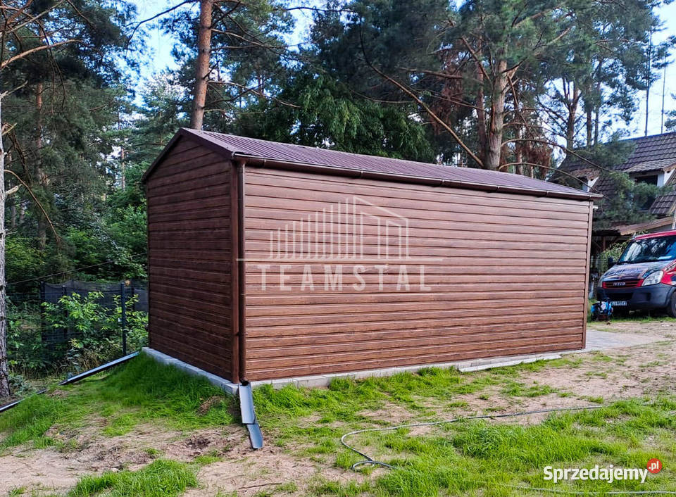 GARAŻ BLASZANY 3m x 6m poziom dwuspad TS493 Koszalin sprzedam