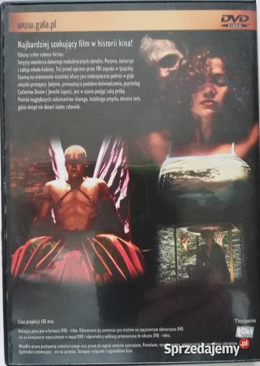 Cela DVD Jennifer Lopez Vince Vaughn Vincent thiller Łódź