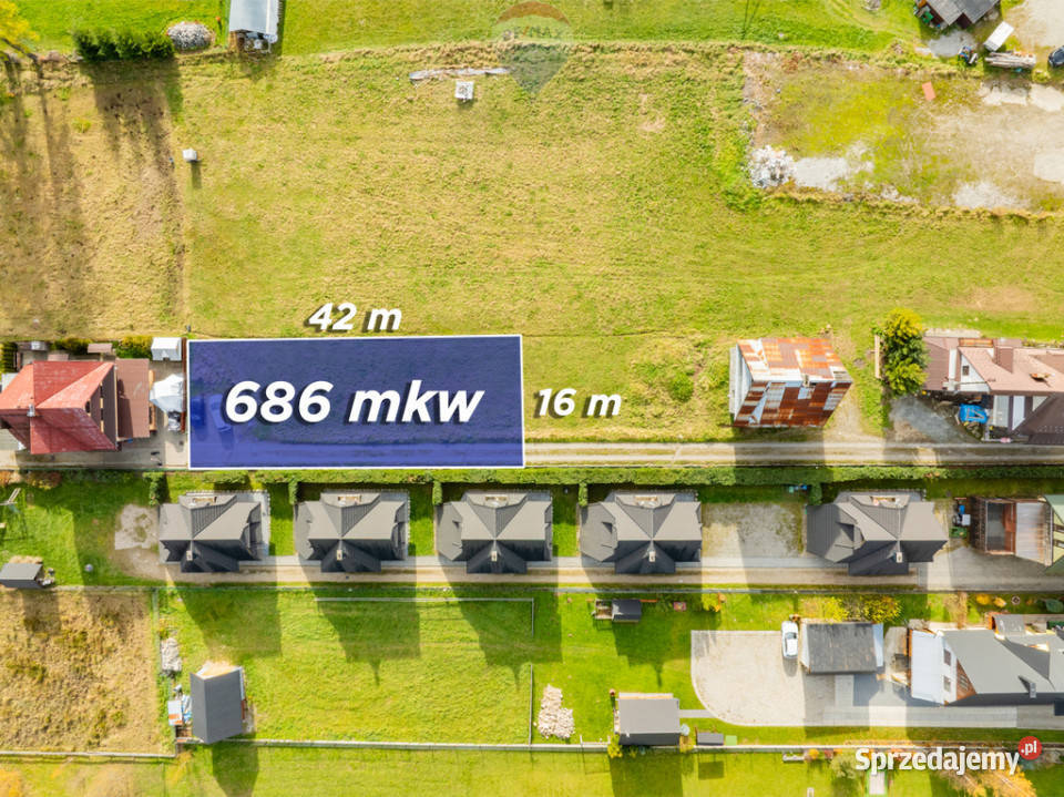 Widokowa działka Zakopane Mrowce II małopolskie