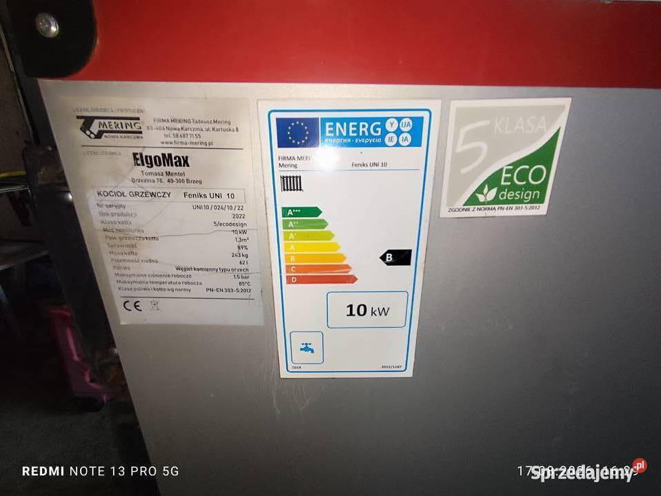 Piec 10 kw 5 klasa podkarpackie Dębica