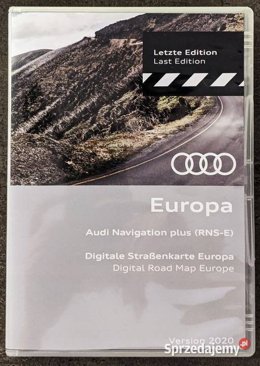 Nawigacja Mapa Menu Polska Europa 2020 AUDI RNSE Białystok