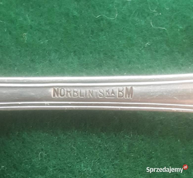 Norblin łyżeczka do cukru sygnowana Łódź