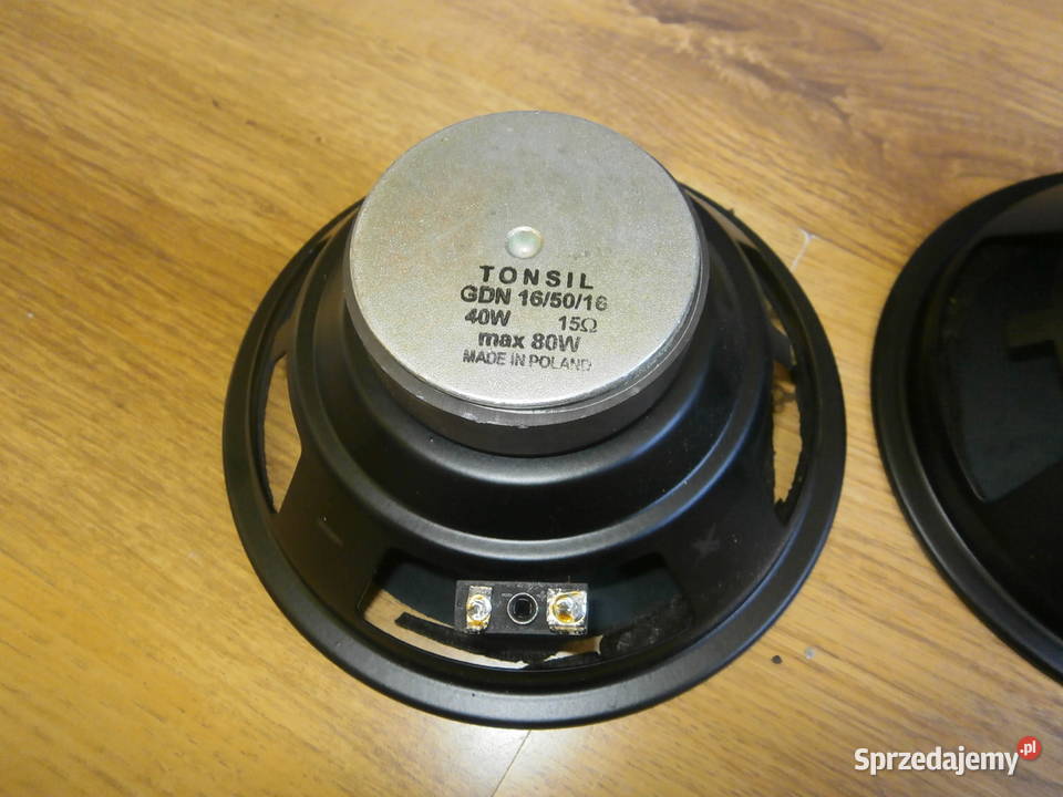 Głośniki GDN 165016 15ohm Tonsil do regeneracji