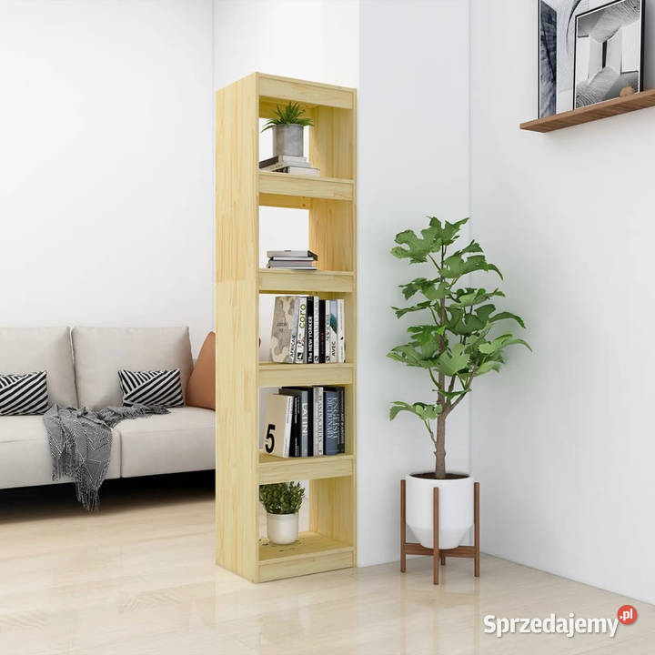 Regał na książkiprzegroda 40x30x1675 lite drewno Warszawa